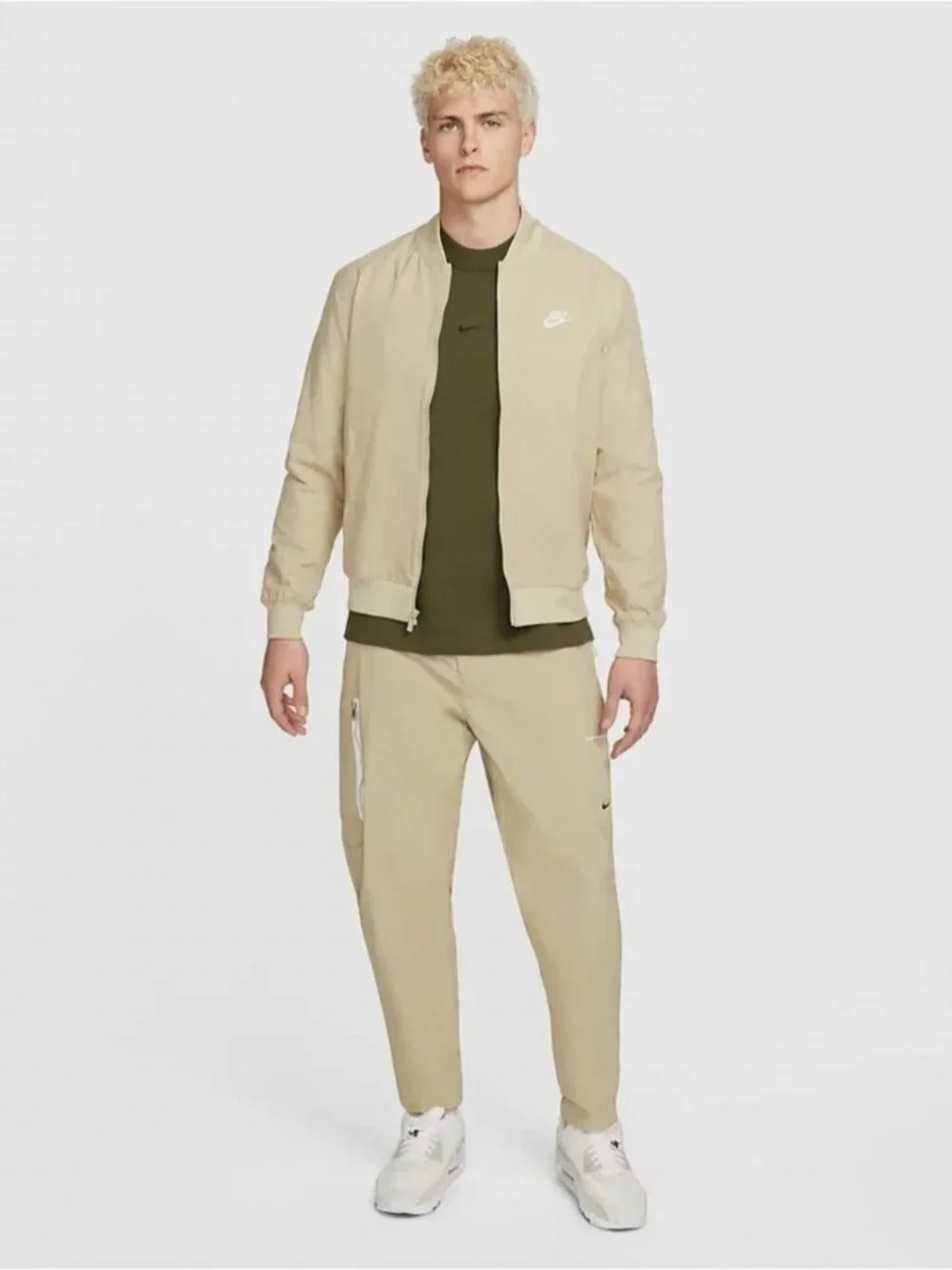 Nike Sportswear Style Essentials Utility Pants Men's 32 Tan Utility Cargo